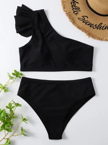 Solo Chic Tek Omuz 2 Parça Bikini