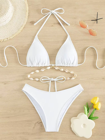 Deniz Kabuğu Detaylı 2 Parça Bikini