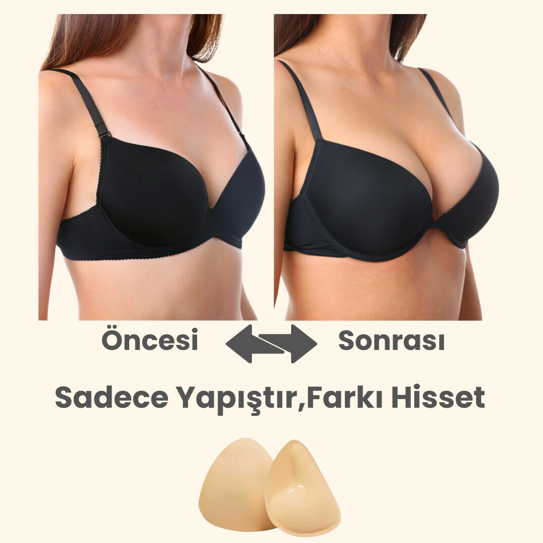 Dolgunlaştırıcı, Çift Tarafı Yapışkanlı Göğüs Pedi